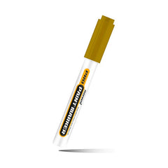 Marcador Óleo Monami Dorado Punta Redonda 2mm Para Metal