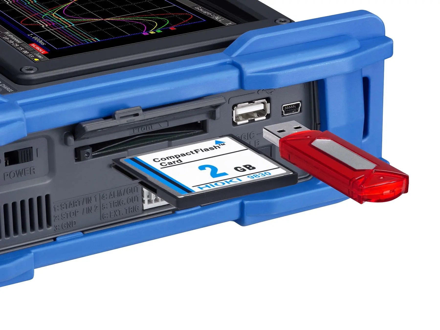 HIOKI MR8880 Registrador digital portátil 4 canales