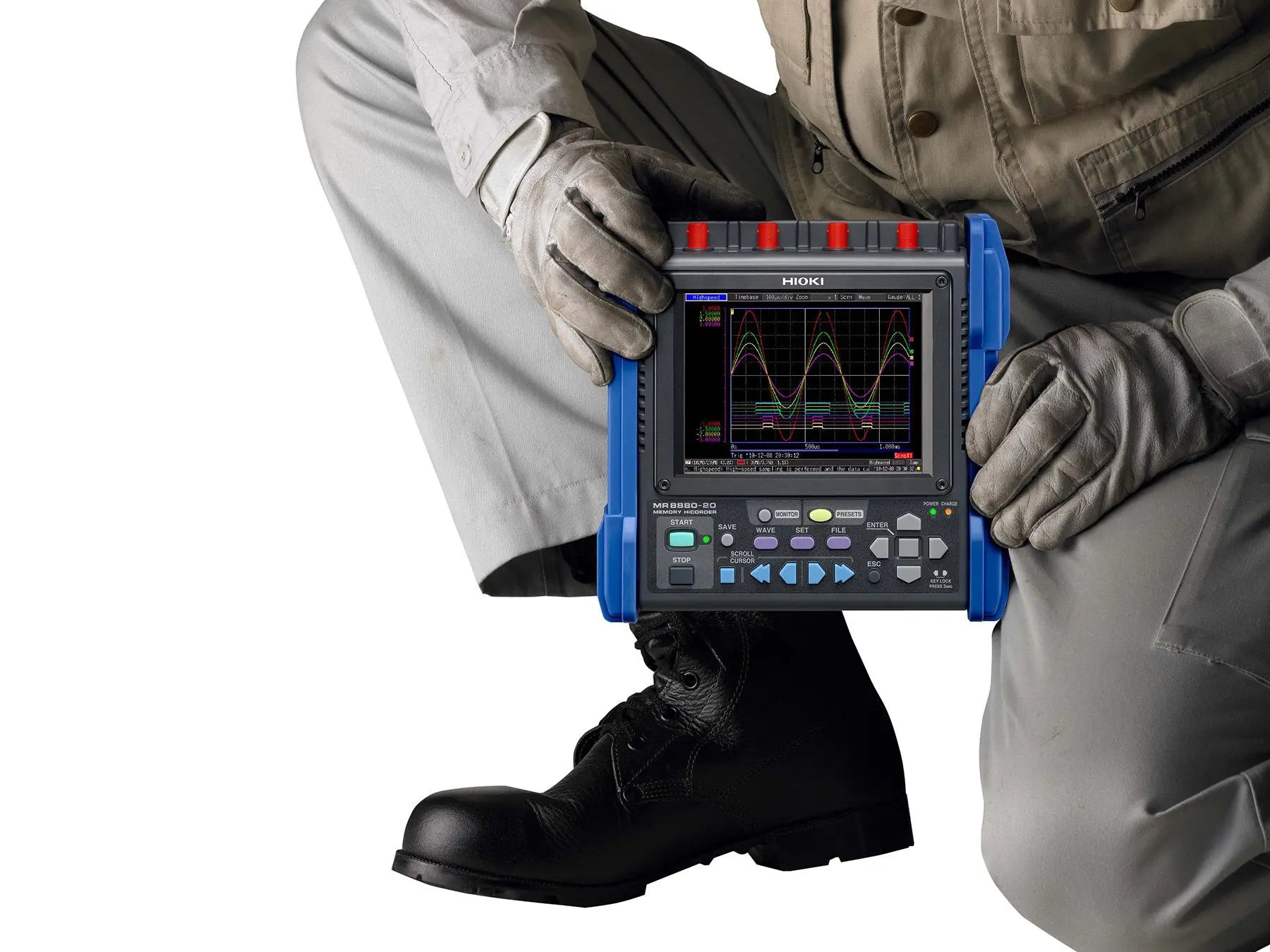 HIOKI MR8880 Registrador digital portátil 4 canales